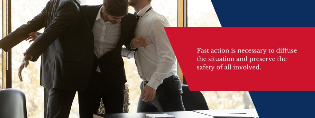Fast action against workplace violence 