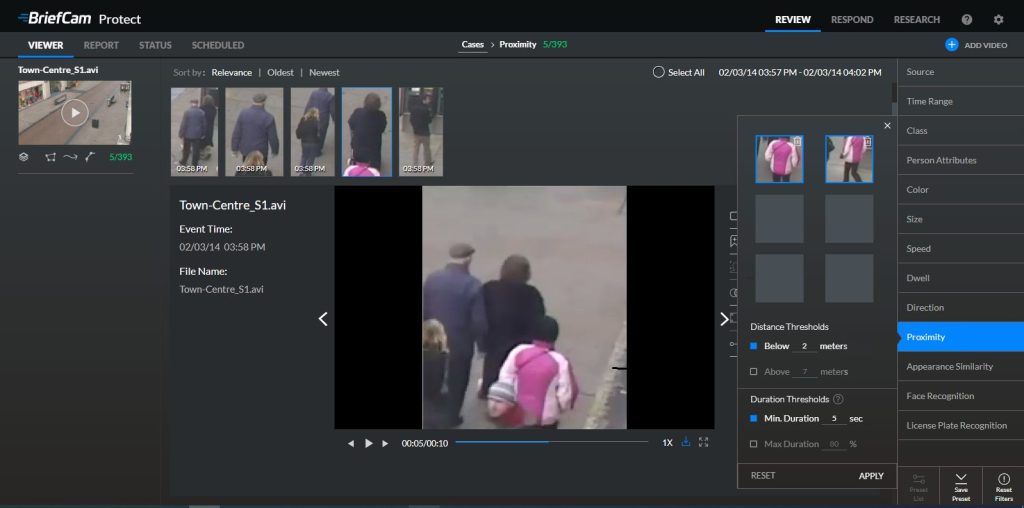 BriefCam Video Management Software