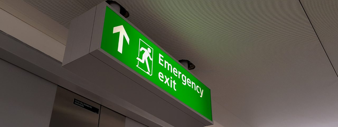 Emergency Exit for Active Shooter Training